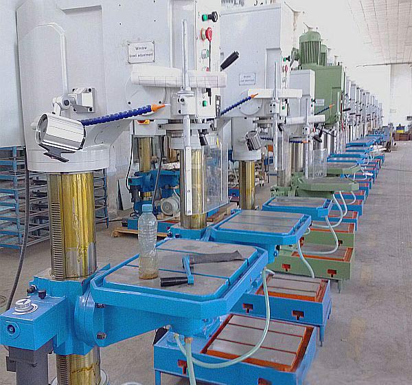 圓柱立式鉆床車間實拍圖